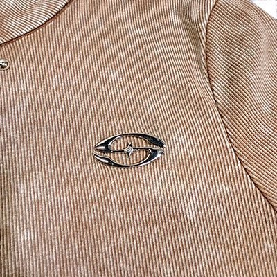 DIAGONAL ZIP TOP