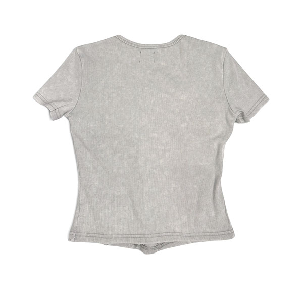 LACE UP PIGMENT SHIRT