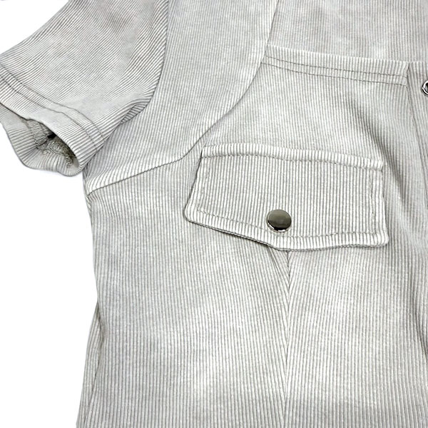 LACE UP PIGMENT SHIRT