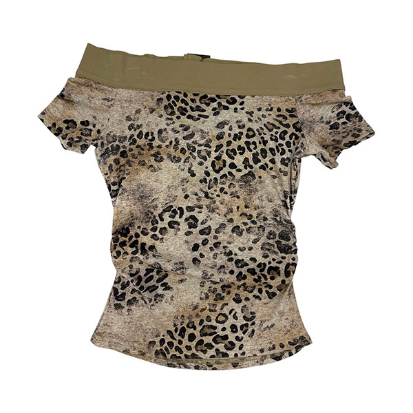 LEOPARD BELT OFF SHOULDER