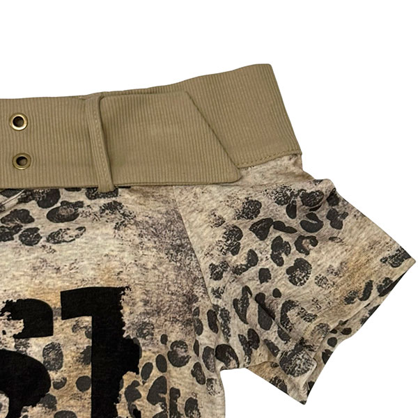 LEOPARD BELT OFF SHOULDER
