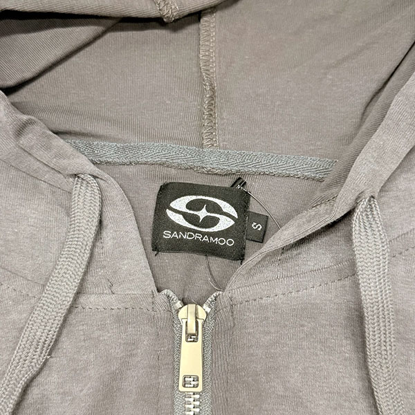 LIP SLEEVELESS ZIP HOODIE