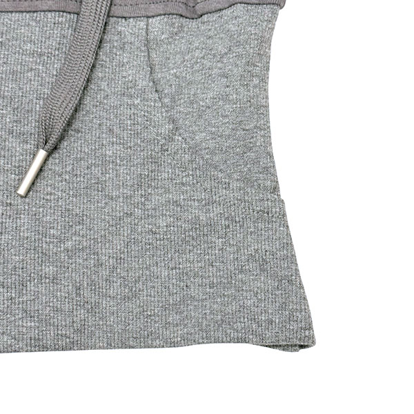 LIP SLEEVELESS ZIP HOODIE