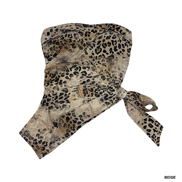 LEOPARD TUBE TOP